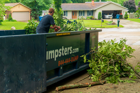 Can You Dispose of Yard Waste in Rental Dumpsters?